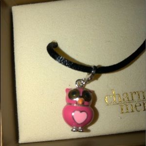 Charmed memories pink owl charm